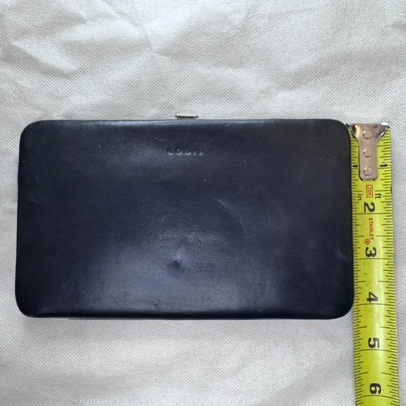 Lodis Black Leather Wallet - Picture 1 of 3
